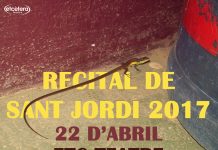 Recital de poesia, Sant Jordi 2017, a l’ETC Teatre