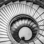 Spiral circle Staircase
