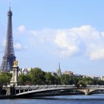 River Seine with Eiffel Tower